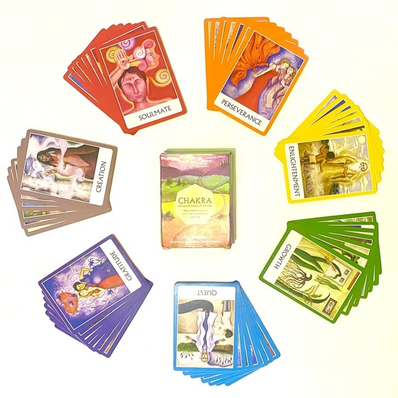 Chakra Wisdom Oracle Card Deck with Box by Tori Hartman (No GuideBook) - Picture 1 of 3